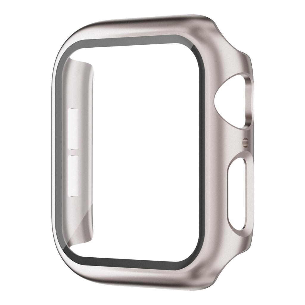 Стекло+Чехол для корпуса Apple Watch 46мм 44мм 40мм 45мм 41мм 42мм 38мм Аксессуары Защитное стекло для экрана iwatch series 10 9 8 7 6 5 3 SE