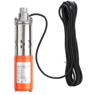 1"" 12V1.2m30m DC винтовой насос с высоким подъемом из литой нержавеющей стали погружной водяной насос