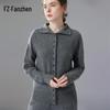 Женский кашемировый вязаный кардиган Fanzhen