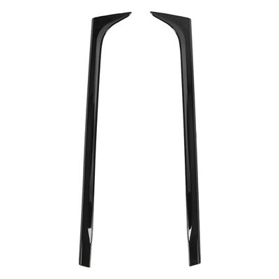 2 шт. Боковой спойлер заднего стекла Глянцевый черный ABS Скошенная крышка Замена для MK5 2011?2017