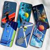 Спортивный узор Для OPPO Reno 5 6 7 A96 A40 A58 Realme GT A74 A78 Neo2 A74 A78 Find X5 X3 X7 X8 Черный чехол для телефона
