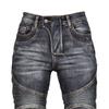 VOLERO+Motorcycle Wash Jeans Women's Vintage Motorcycle Casual Riding Pants+Kevlar Anti Wear And Anti Drop
