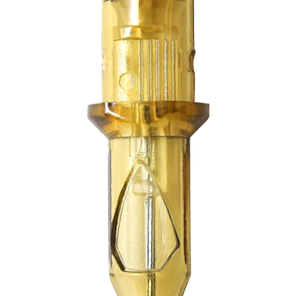 20 шт. Картриджные иглы для татуировки из нержавеющей стали Равномерный выход Быстрая окраска Золотые картриджные иглы для татуировки