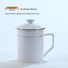Керамическая офисная чайная чашка Jingdezhen с крышкой
