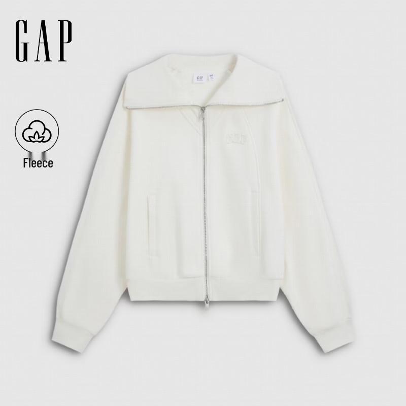 Gap Женский ретро-кардиган-куртка из флиса оверсайз