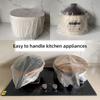 Increase Disposable Dust Cover, Universal Kitchen Transparent Air Fryer, Elastic Belt Dust Cover
