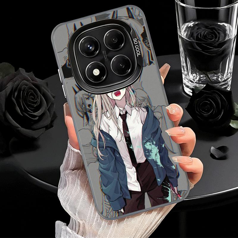 Чехол для телефона CSM с изображением персонажа аниме Power для Xiaomi Redmi Note 13 14 15 Pro Plus 12S 12 11S 11 11T 10S 10, противоударная задняя крышка