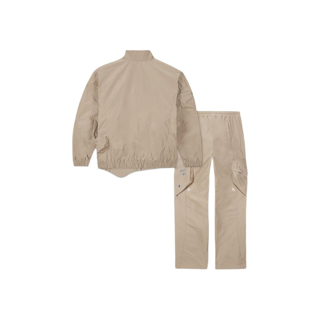 Nike X Off-White Asymmetric Hem Waterproof Functional Sportswear Set FW22 Men Sportswear Set Khaki DN1705-247