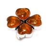 Baltic Amber Gemstone 925 Sterling Silver Jewelry Ring Size Adjustable