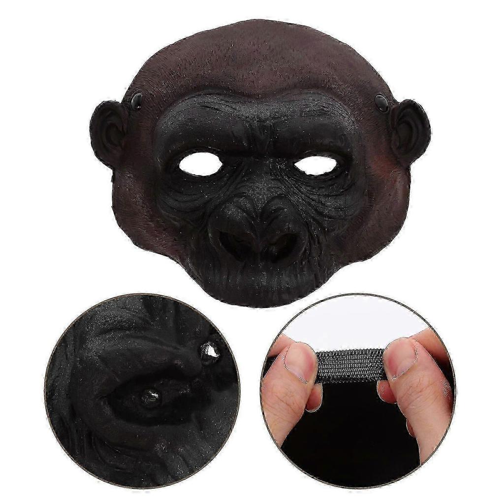 2026 Best!! Spooky Halloween Decorative Mask For Masquerade Balls Created With PU In 1Set