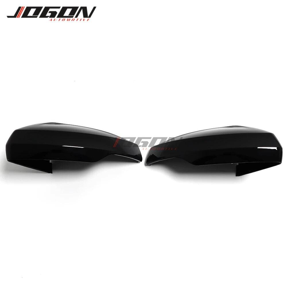 For Volkswagen VW Polo Mk6 AW GTI 2018- Gloss Black Side Rearview Rear View Mirror Cover Shell Cap Case Replacement