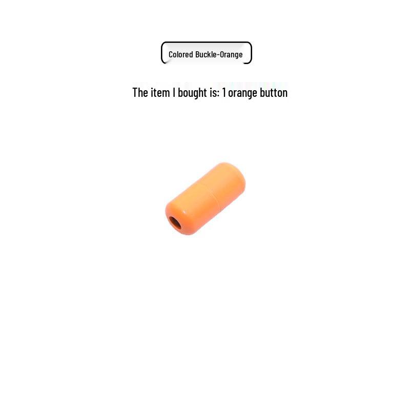 Colorful Aluminum Capsule Buckles for No-Tie Shoelaces