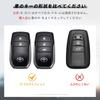 [OFFCURVE] Чехол для ключей TOYOTA из цинкового сплава + натуральная кожа для автомобиля