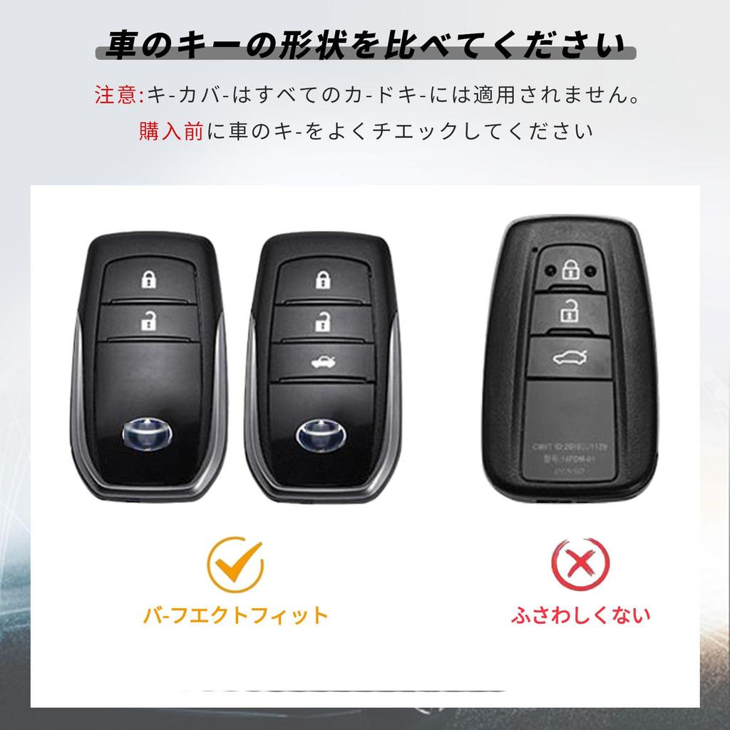 [OFFCURVE] Чехол для ключей TOYOTA из цинкового сплава + натуральная кожа для автомобиля
