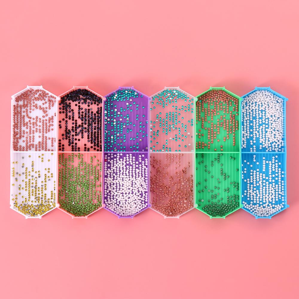 Вышивка крестом, алмазная живопись, дрель, лоток для алмазной живописи, бисерные тарелки, лоток для хранения алмазов