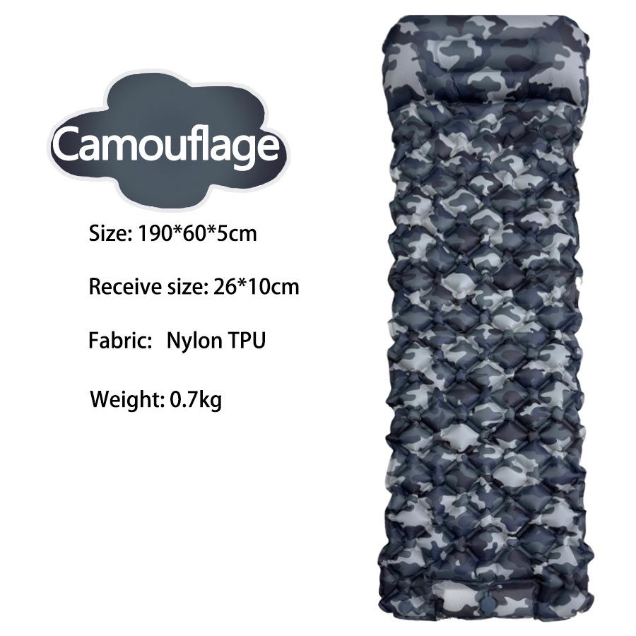 LT-04 Ultra-Light Inflatable Diamond TPU Camping Pad - Portable, Moisture-Proof Tent Sleeping Mat