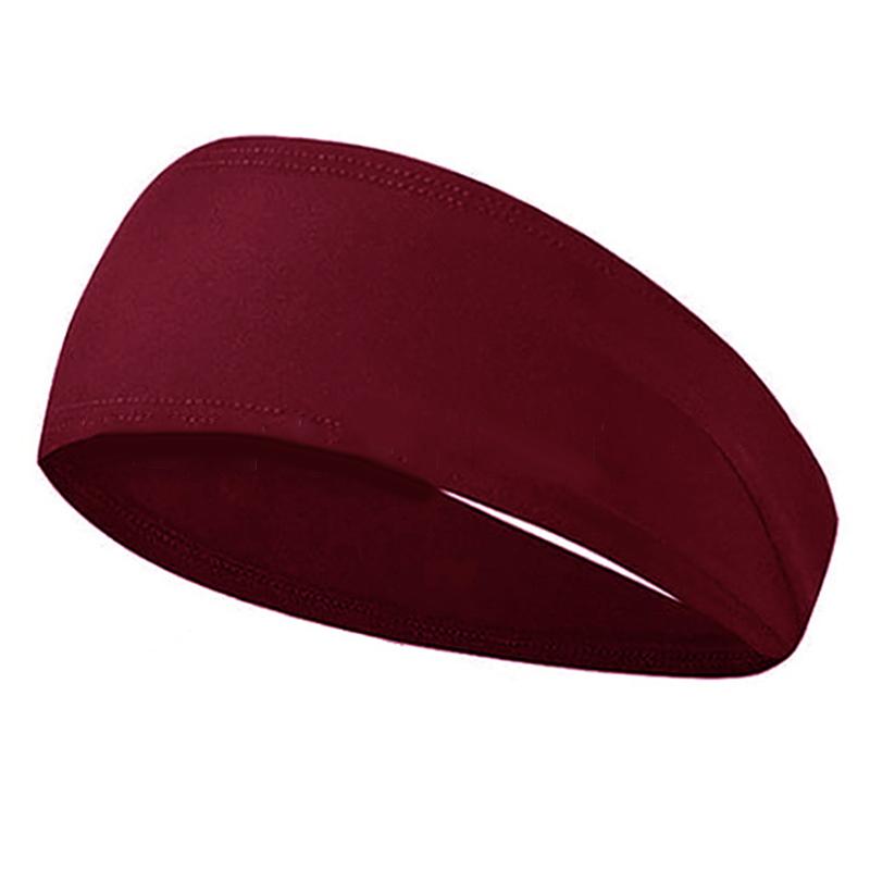 Men Women Sports Headband Sweatband Stretch Elastic Gym Fitness Running Yoga Headwrap Breathable Quick-Dry Absorbent Hair Bands