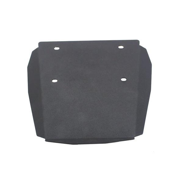 Black Aluminum Motorcycle Mudguard & License Plate Holder