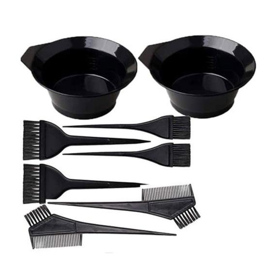 22 шт./компл. краска для волос расческа кисть миска перчатки зажим парикмахерские инструменты