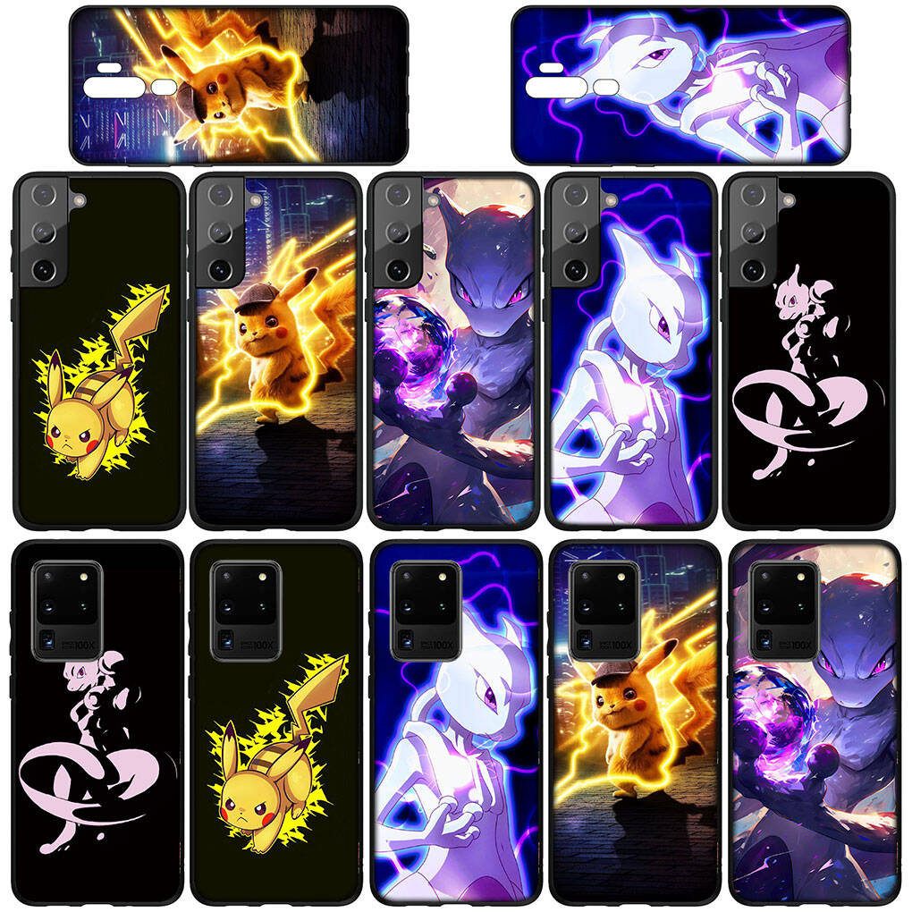 Чехол для телефона для iPhone 17 16 15 Plus Xiaomi Poco F8 F7 X7 X6 M8 C85 C75 Redmi Note 14 12 11 13 Pro Max A4 14C 13C 15C Pokemon Pikachu Mew Mewtwo Чехол