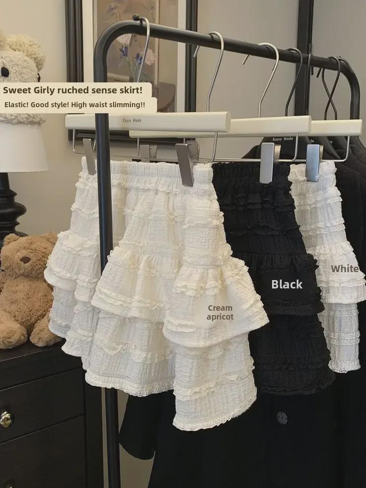 Весенняя милая балетная кружевная пышная юбка - Soft Girl Design
