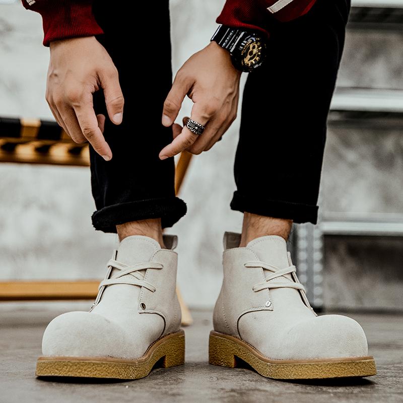 Модная повседневная мужская обувь на толстой подошве Модные и трендовые стили дизайна Уличная обувь для молодежи Высокое качество Горячая новинка Черная обувь