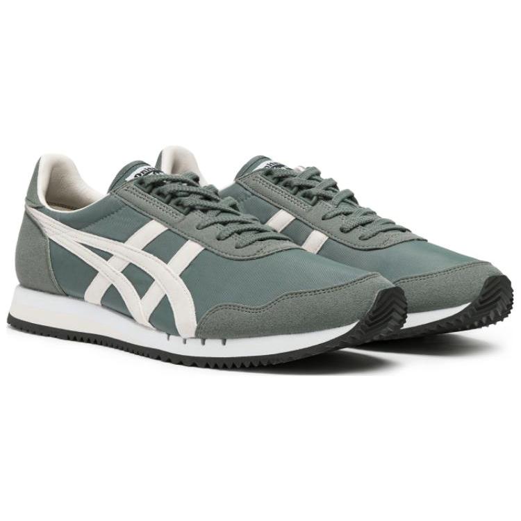 ONITSUKA TIGER Кроссовки для марафона Dualio 'Зеленый Кремовый Белый' 1183B545-400