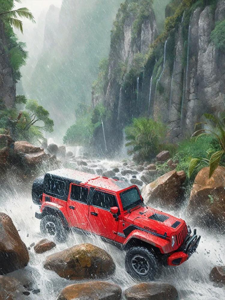 Auto 'S & Vrachtwagens Алмазная вышивка крестиком Алмазная вышивка 5D Diy Diamond Mozaïek Bos & Jungle Vol Steentjes Art