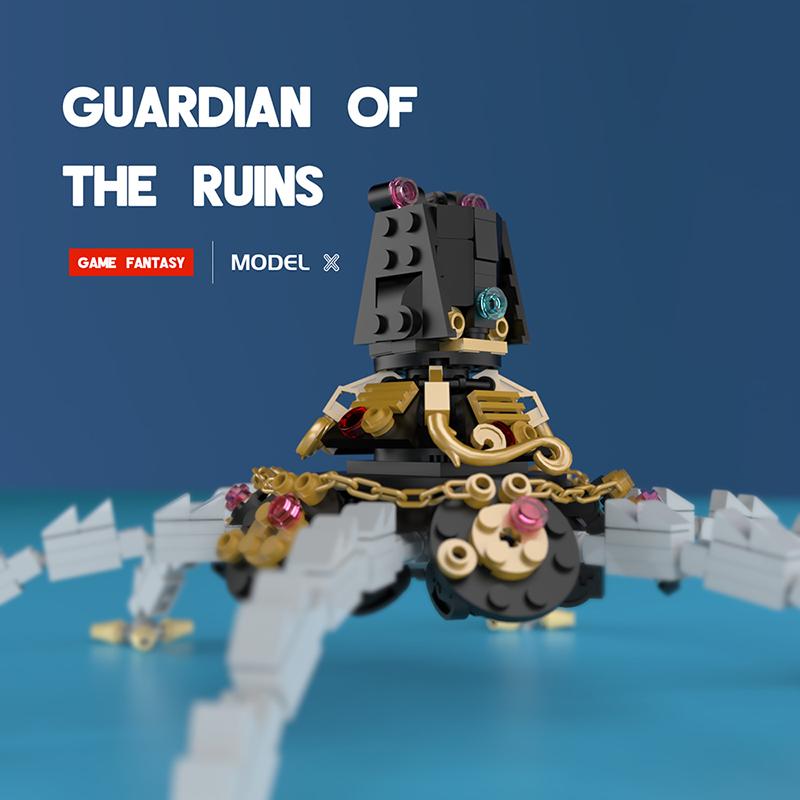 Moc игровой персонаж Zeldaed Ruins Guardian строительные блоки фигурки строительные кирпичи развивающие игрушки для детей подарок