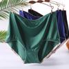 High Waist Panties Women Plus Size Lingerie Satin Briefs Female Oversized Underwear Soft Comfortable Knickers