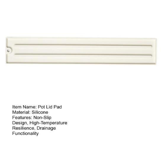 1/2 шт. Силиконовый держатель для крышки кастрюли, коврик, устойчивый нескользящий дизайн, термостойкий, дренажный коврик, инструмент для организации кухни