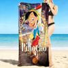 1Pc Pinocchio'S Magical Adventure Beach Towel, Quick Dry, Multi-Use for Beach Pool Gym Yoga Home Travel, Christmas, Halloween, Xmas Gift M929294
