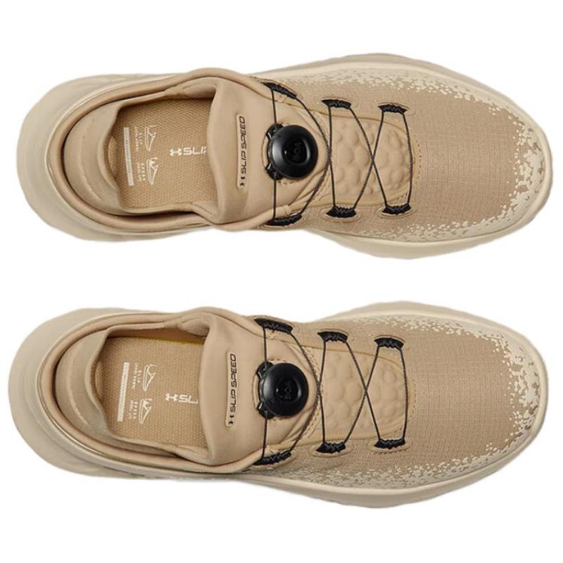 Under Armour SlipSpeed Abrasion Resistant Breathable Low Top Running Shoes Unisex Brown Sneakers 3028539-200