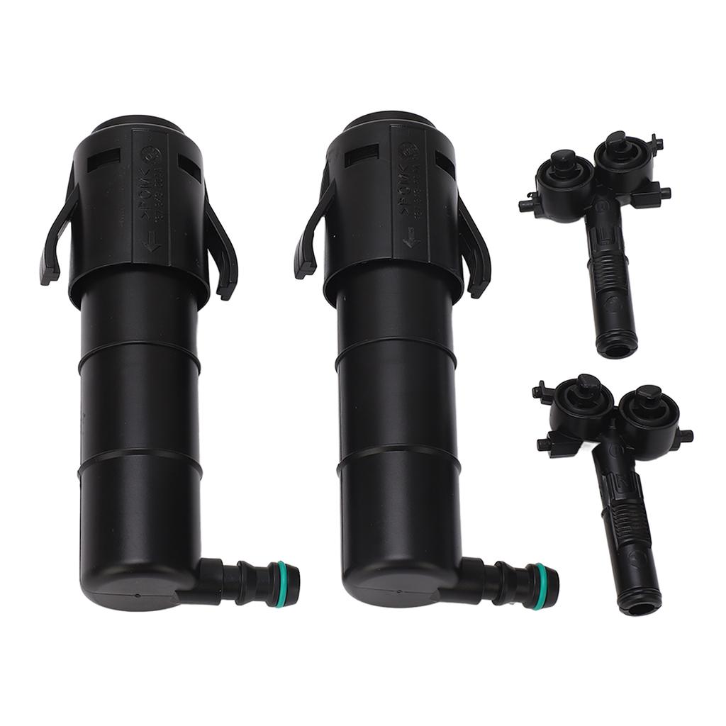 1 Pair Headlight Washer Nozzle 13227348 Headlamp Washer Fluid Jet Replacement for Opel Insignia A 2009 To 2017