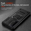 For Shockproof Keysion Case Armor Xiaomi Poco F5 Pro Slide Camera Lens Protection Ring Stand Phone Back Cover For Poco F5 F5 Pro