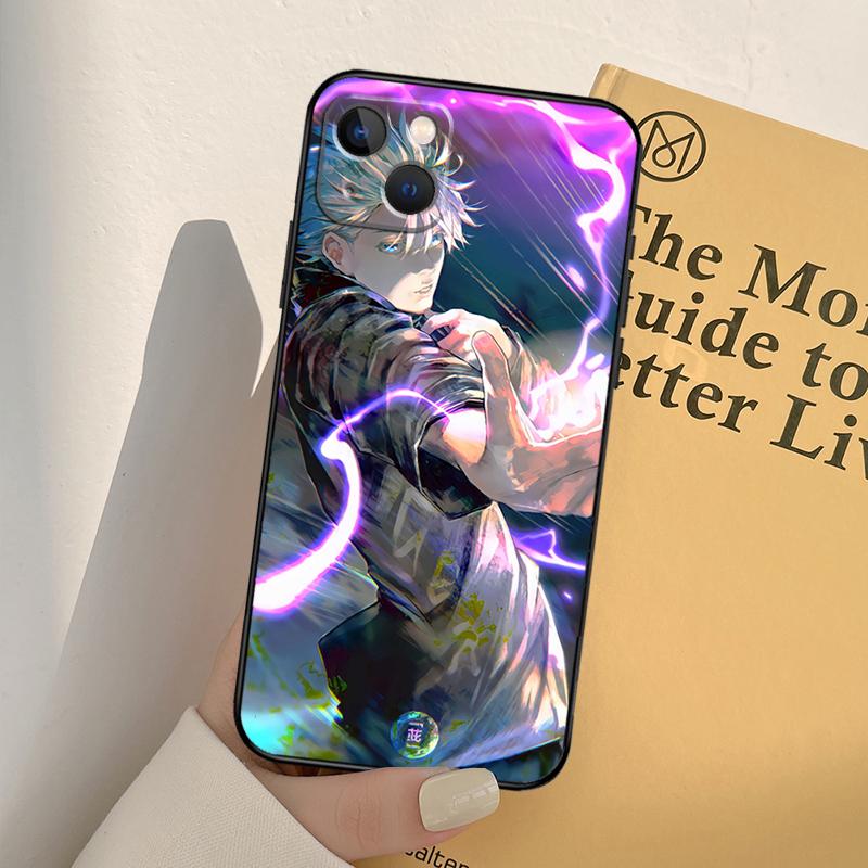 Jujutsu Kaisen Anime Phone Case For iPhone 12 11 13 14 Pro Max X XR XS Max 7 8 Plus SE 2020 12 Mini 13 Mini Cover