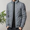Зимняя куртка с хлопковой подкладкой, мужская новая, воротник-стойка, легкая куртка с хлопковой подкладкой, пальто среднего возраста высокого класса, теплая куртка с хлопковой подкладкой больших размеров
