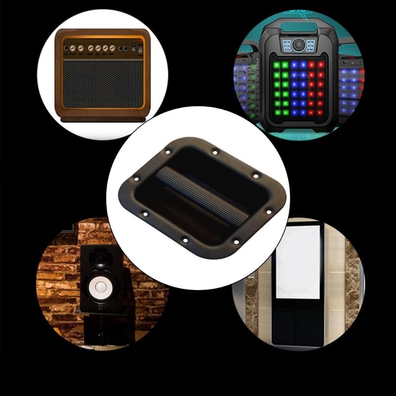 2 шт. Ручка для динамика, Ручка для сабвуфера, Ручка для усилителя, Ручка для корпуса динамика, Металлическая ручка, Звуковой аксессуар, Утопленная ручка для динамика