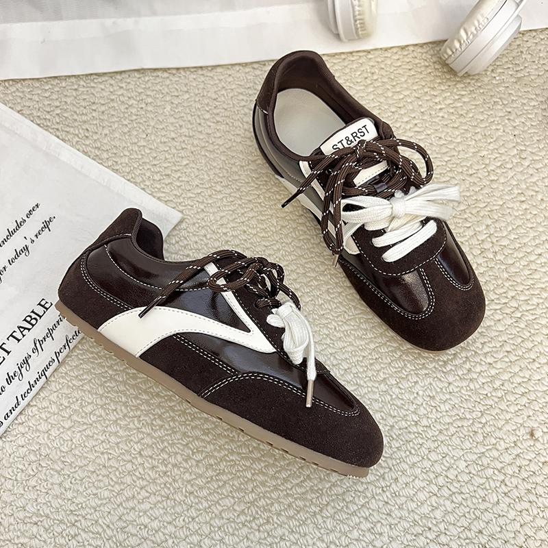 Модная Новая Универсальная Женская Обувь Модный Темперамент Женская Повседневная Обувь Классические Немецкие Тренировочные Кроссовки Противоскользящие Простые Одинарные Туфли