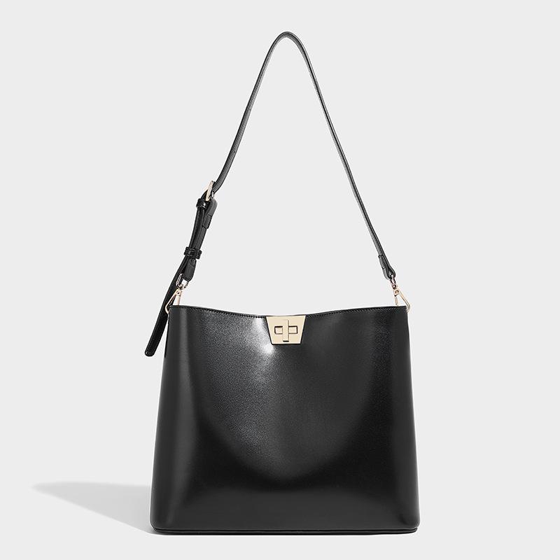 2025 Spring New Large-Capacity Handbag, High-End Shoulder Underarm Bag, Fashionable Commuting Crossbody Bucket Bag