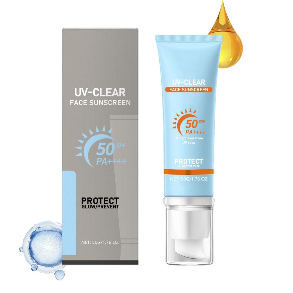 Солнцезащитный крем SPF50+ отбеливающий для меланиновой кожи натуральный увлажняющий солнцезащитный крем для лица и тела натуральные ингредиенты для всех типов кожи блокирует УФ-лучи 50 мл