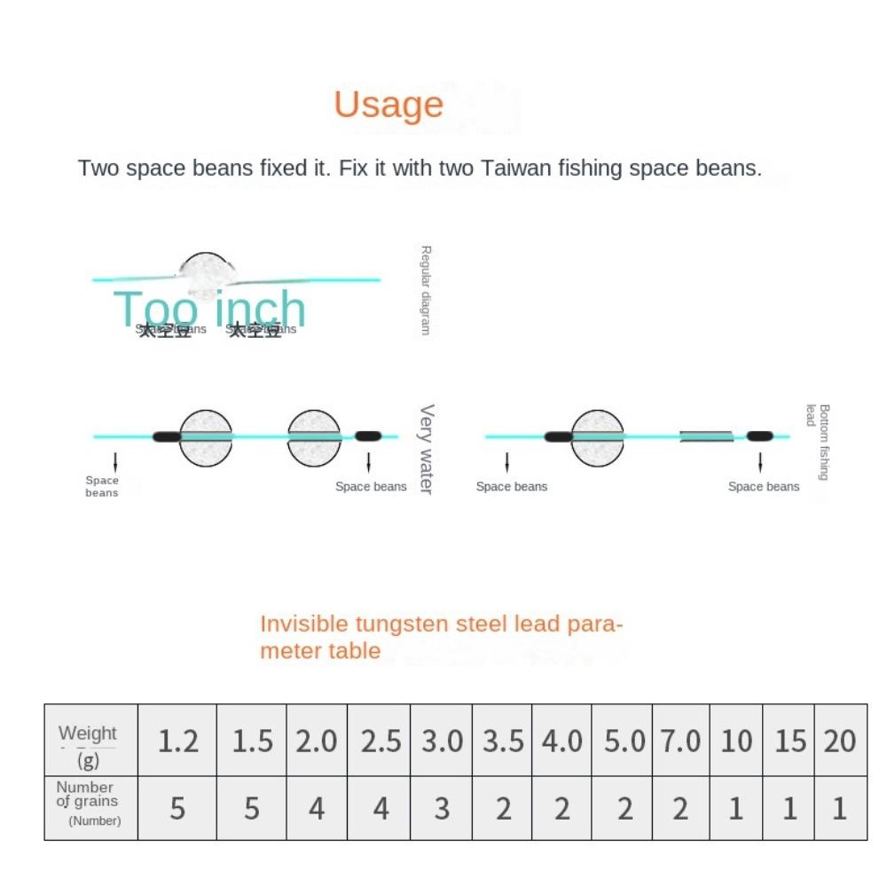 Грузила для шариков Грузило для разрыва лески Грузила для горячей рыбалки Вольфрамовая осенняя рыбалка