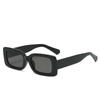 Small Rectangle Women Sun Glasses  Men Shades Retro Square Black Sunglasses  Luxury Glasses White Decoration Eyewear