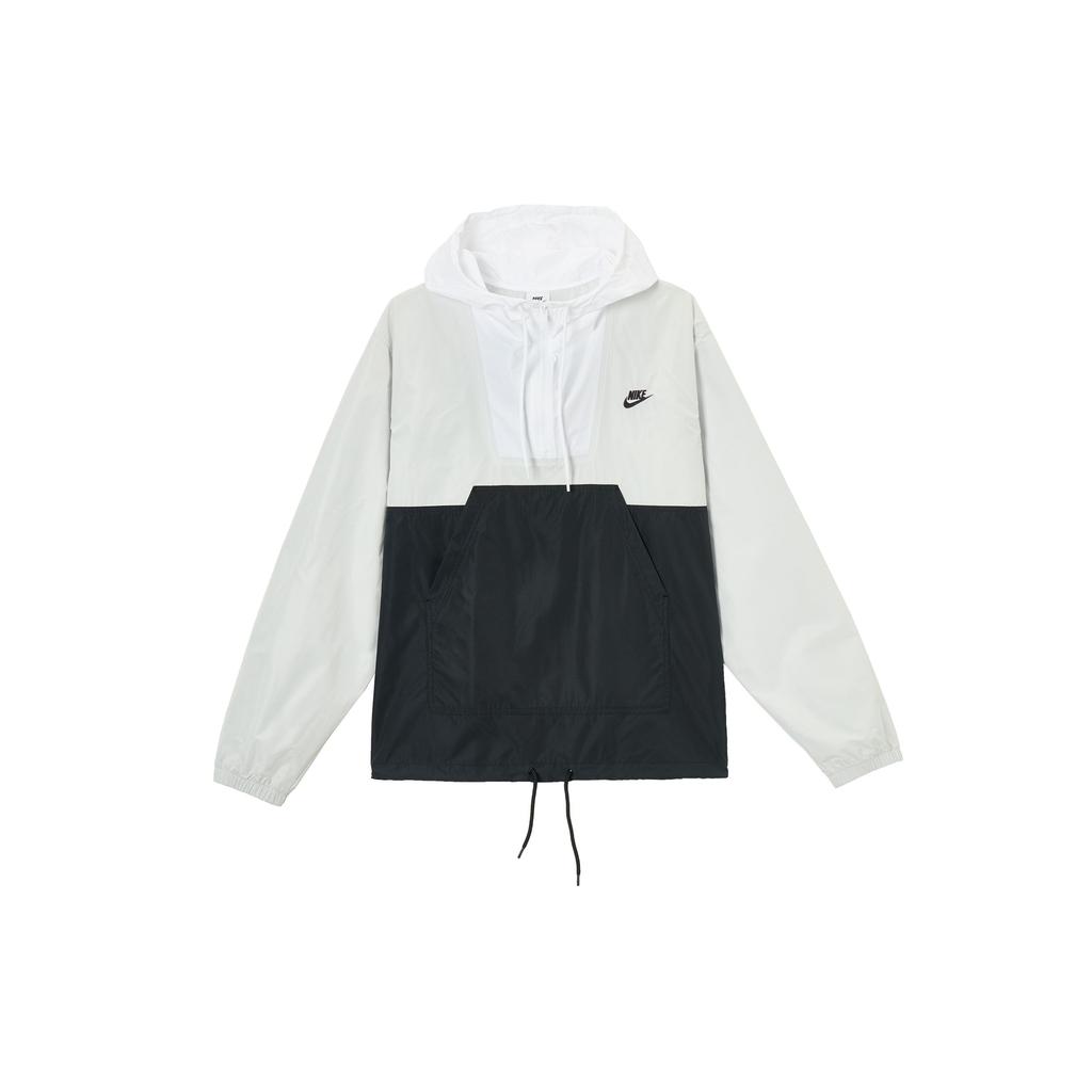 Nike Clubsportswear Marina с капюшоном, удобная модная мужская куртка с длинным рукавом, фотонная пыль, черный, белый HJ1958-025