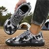Wide Toe Men's Shoes Fashion Camouflage Breathable Causal Running Shoes Outdoor Off-road Minimalist Walking Shoes Sneakers Men