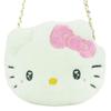 Yasuda Tsusho Fur Shoulder Hello X X KT108 Die-Cut Bag, Kitty, Approx. H15-18 W15-18 D18cm,
