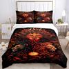3pcs Lion Headgear Duvet Cover Set, 1 Duvet Cover + 2 Pillowcases (No Insert), High-Definition Print, Home & Dorm yy251123040