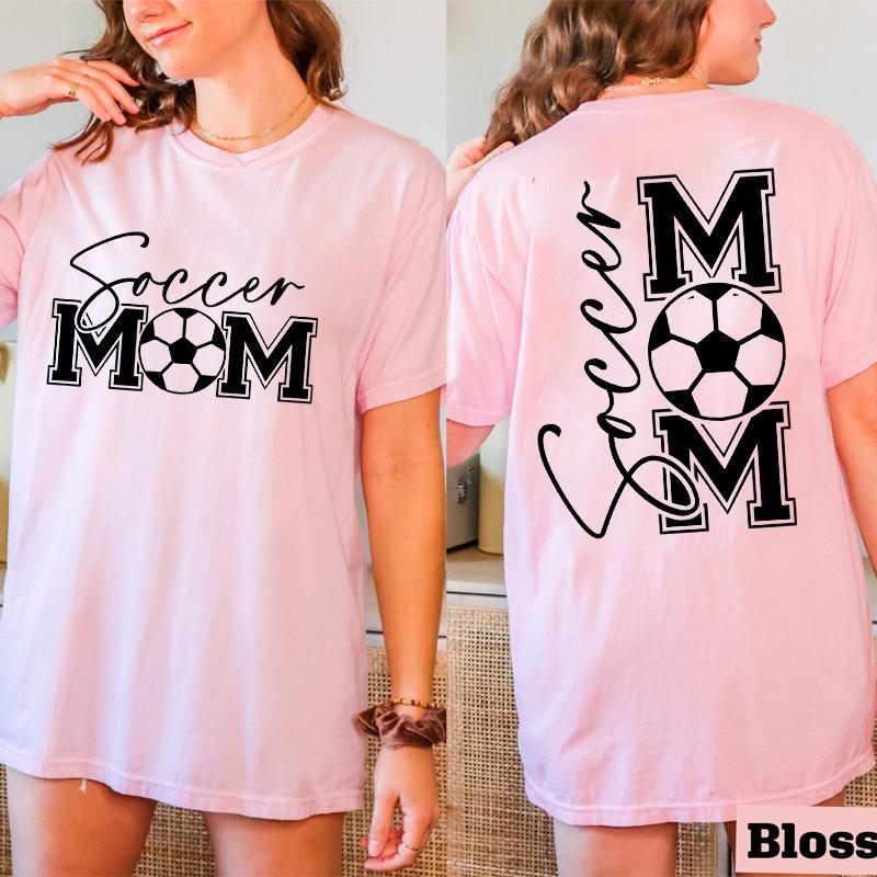 Soccer Mom T-shirt for Women Summer Harajuku Fashion Football Match Graphic Y2k Tops O Neck Short Sleeve Tees Female Clothing