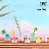 1 PC DIY Accessories Ornament Figurines Resin Vase Micro Landscape Garden Decor Miniature Flowerpot