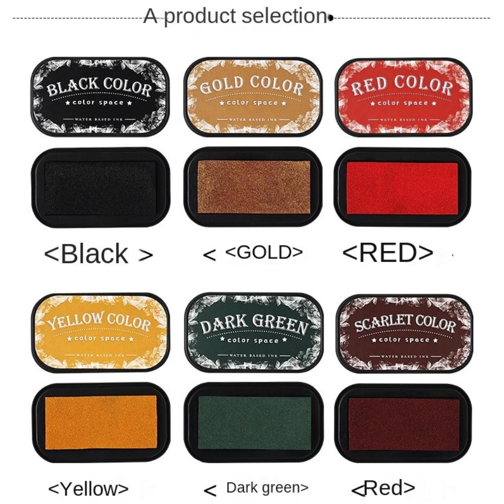 Штамп самонаборный высокой плотности, быстросохнущая губка, чернильная подушечка, новая чернильная подушечка на водной основе для штампов для планировщика